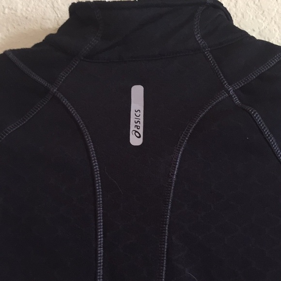 ASICS Men’s Quarter Zip Pull Over Fleece Sweater - Picture 2 of 5